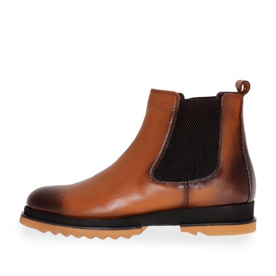 Çizgi 2463 Deri Chelsea Erkek Bot
