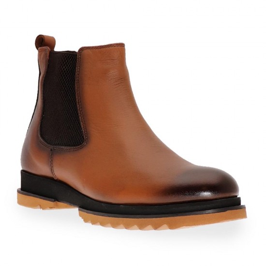 Çizgi 2463 Deri Chelsea Erkek Bot