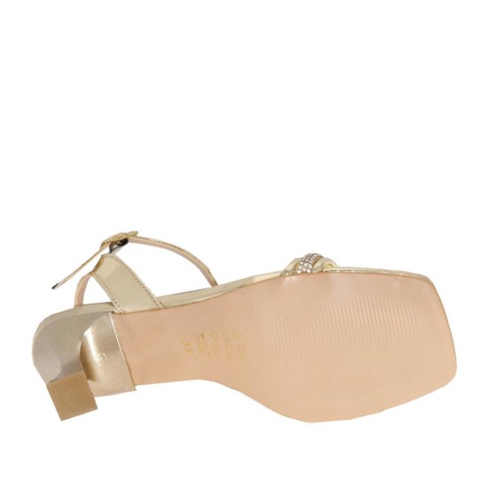 Çizgi 3165 Taşlı Topuklu Kadın Ayakkabı