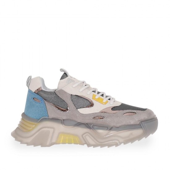 Sms 157 Kalın Taban Bağcıklı Kadın Spor Ayakkabı