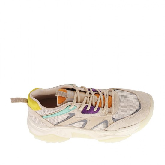 Sms 5142 Kalın Taban Bağcıklı Kadın Spor Ayakkabı