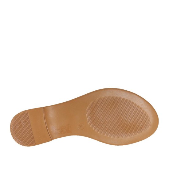 Ziggo 060 Parmak Arası Taşlı Kadın Sandalet