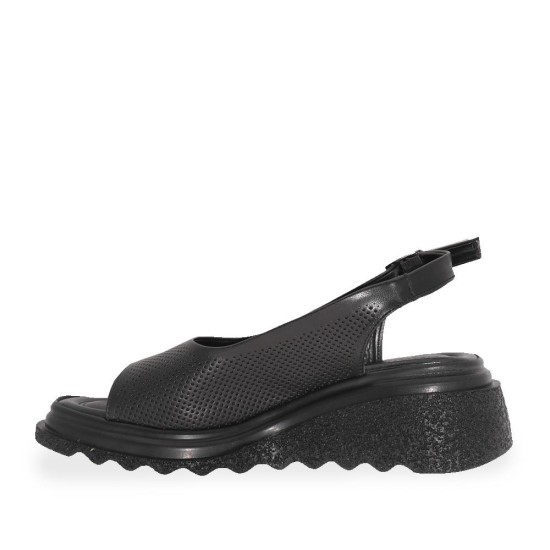 Ziggo 1011 Dolgu Topuk Kadın Sandalet