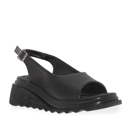 Ziggo 1011 Dolgu Topuk Kadın Sandalet