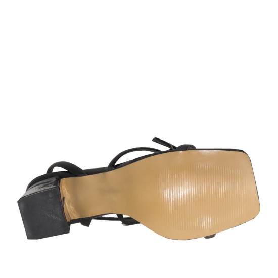 Ziggo 1651 Bantlı Topuklu Kadın Sandalet